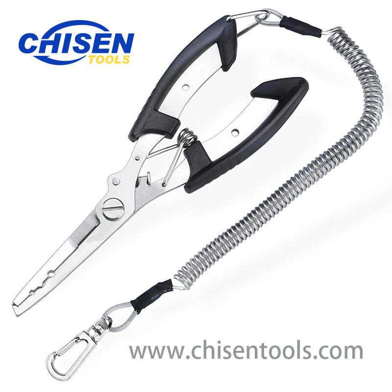 Generic Stainless Steel Fishing Pliers And Scissors Line Cutter