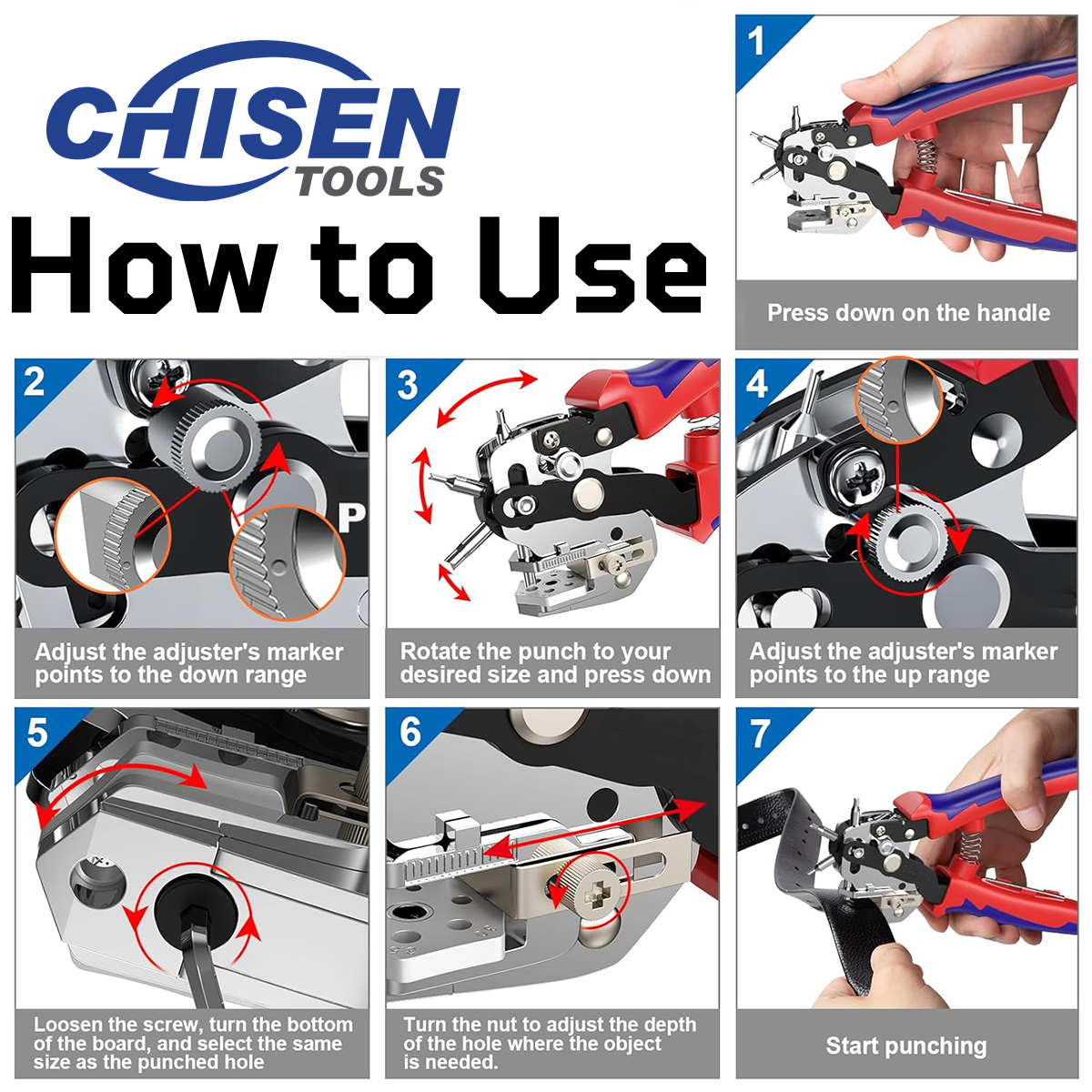 How to Use Revolving Punch Pliers