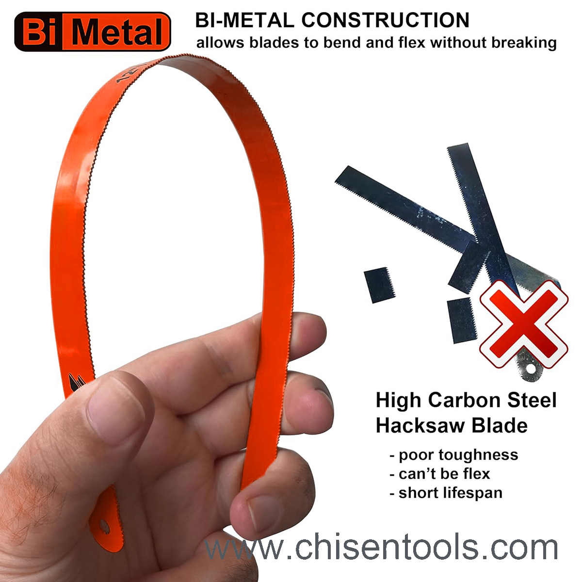 Flexable Bi-Metal Blade